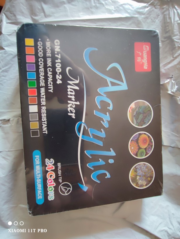 AcrylicMarkers, markere acrilice (set de 24 bucăți) - Image 10