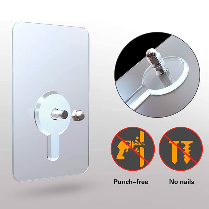 AdhesiveHooks, agățătoare autoadezivă (set de 10 bucăți) - Image 3