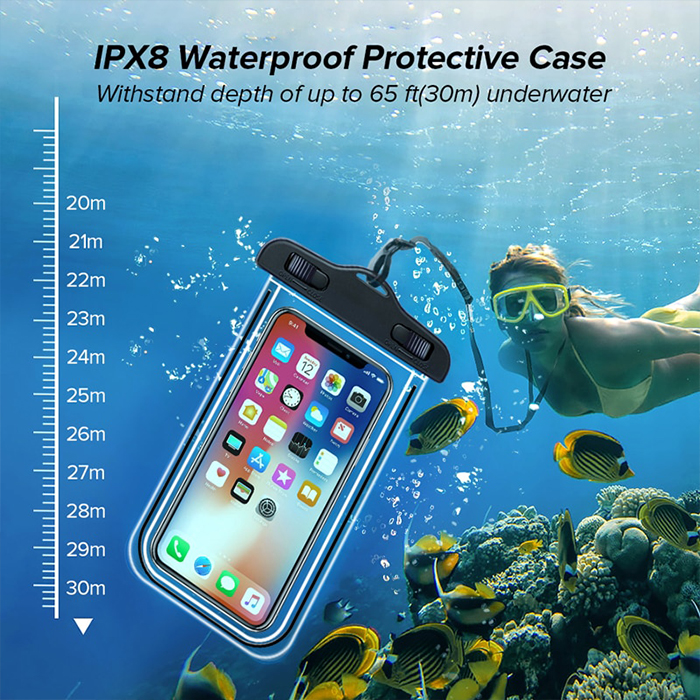 AquaBag, husă transparentă și impermeabilă pentru telefon - Image 7