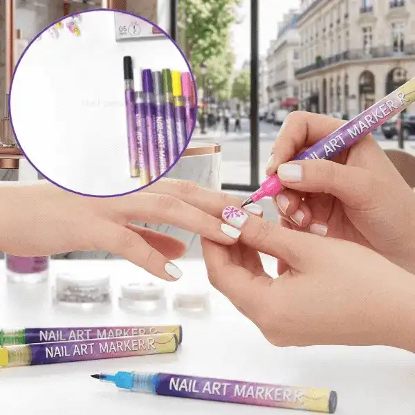 Set de pixuri colorate pentru pictat unghii, ArtNails