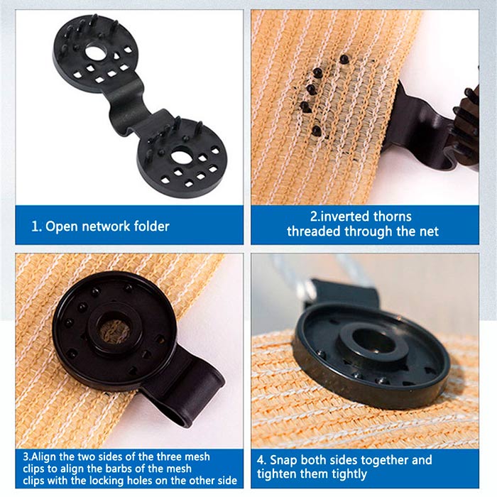 AttachClips, cleme pentru instalarea plasei (set de 30 bucăți) - Image 5