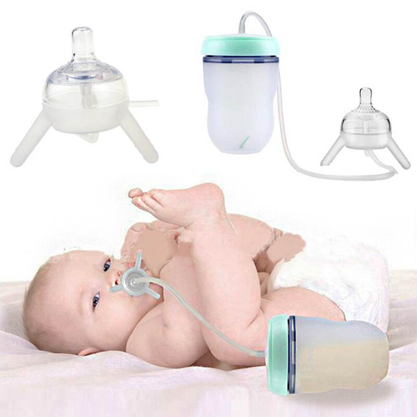 BabyBottle, biberon ce poate fi folosit fără mâini - Image 4