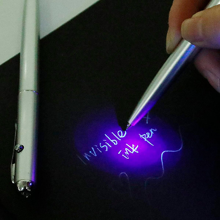 BallpointPen, stilou magic invizibil cu lumină UV (1+1 GRATIS) - Image 6