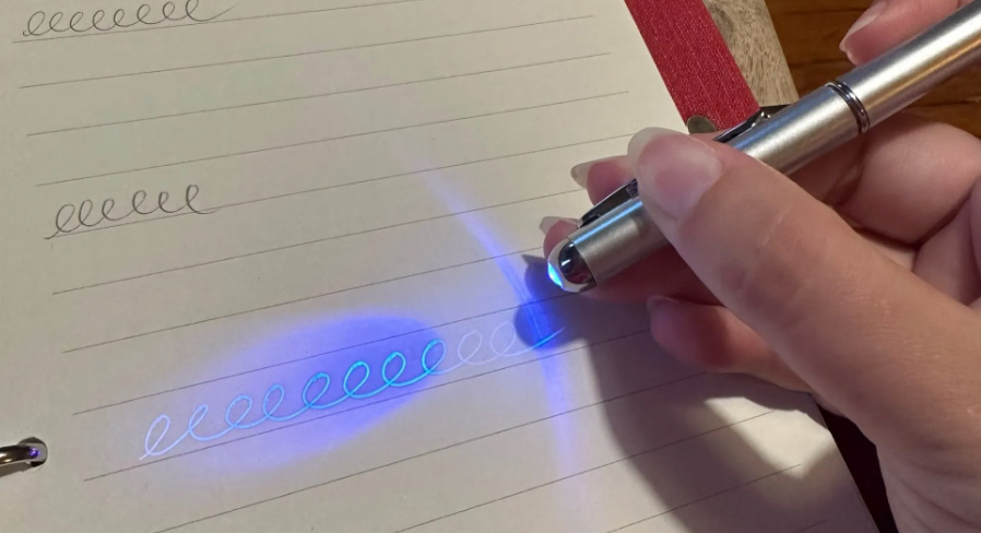 BallpointPen, stilou magic invizibil cu lumină UV (1+1 GRATIS) - Image 10