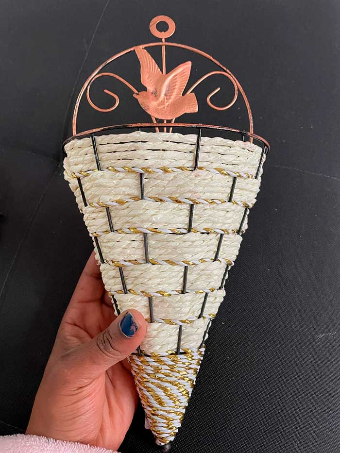 BasketVase, coș de perete pentru flori - Image 7