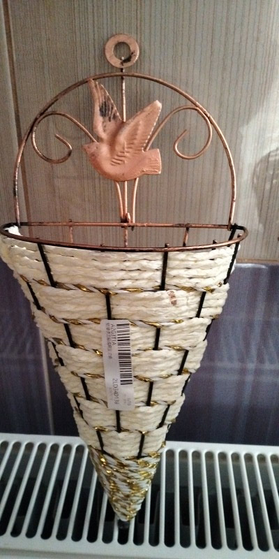 BasketVase, coș de perete pentru flori - Image 8