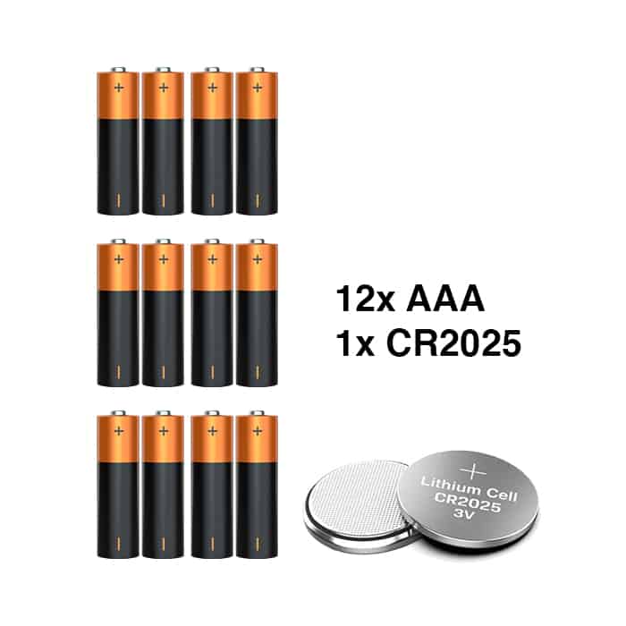 Set de baterii pentru lumini LED GlowWaterLights (13 buc.) - Image 4
