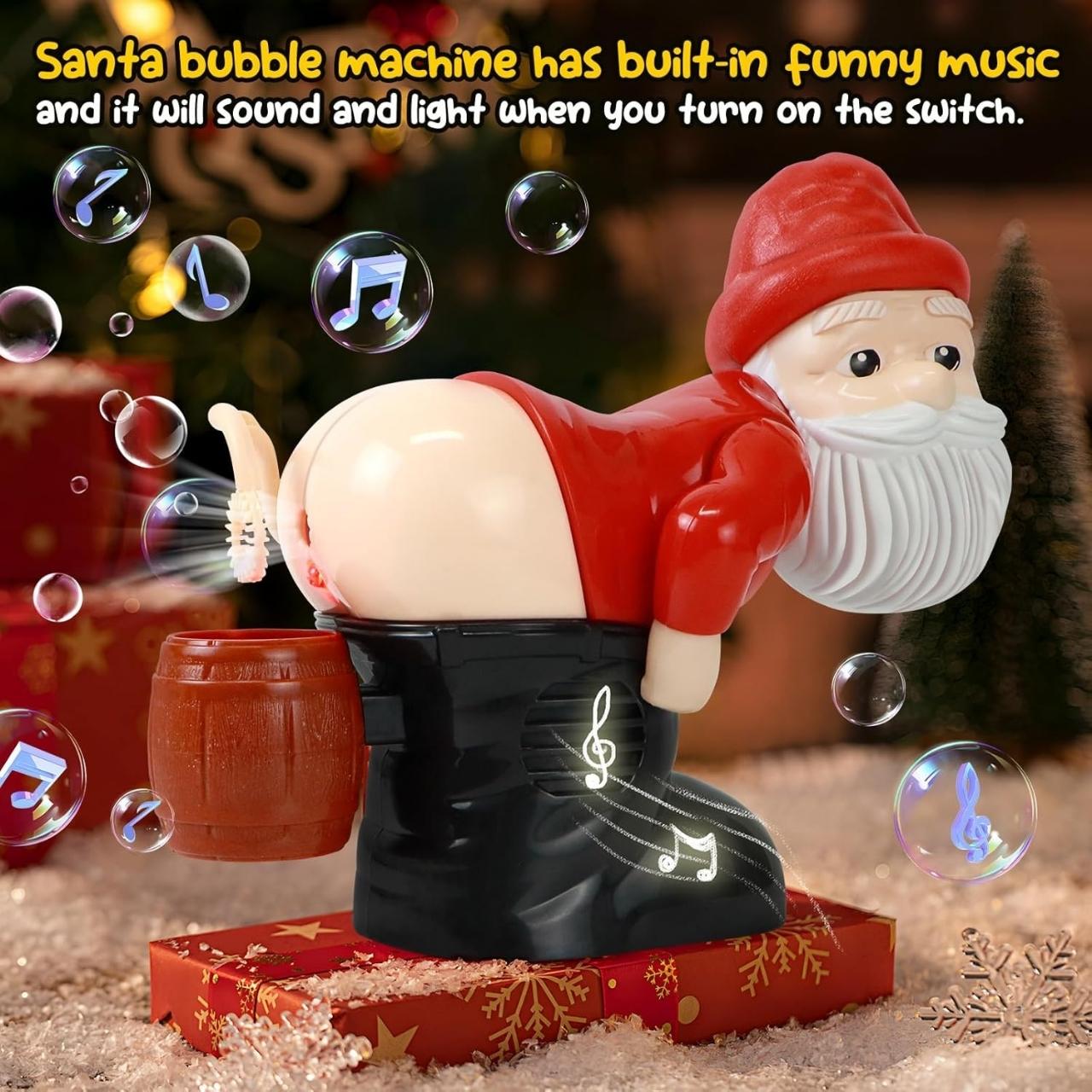 BlowSanta, jucărie cu baloane de săpun Moș Crăciun - Image 4
