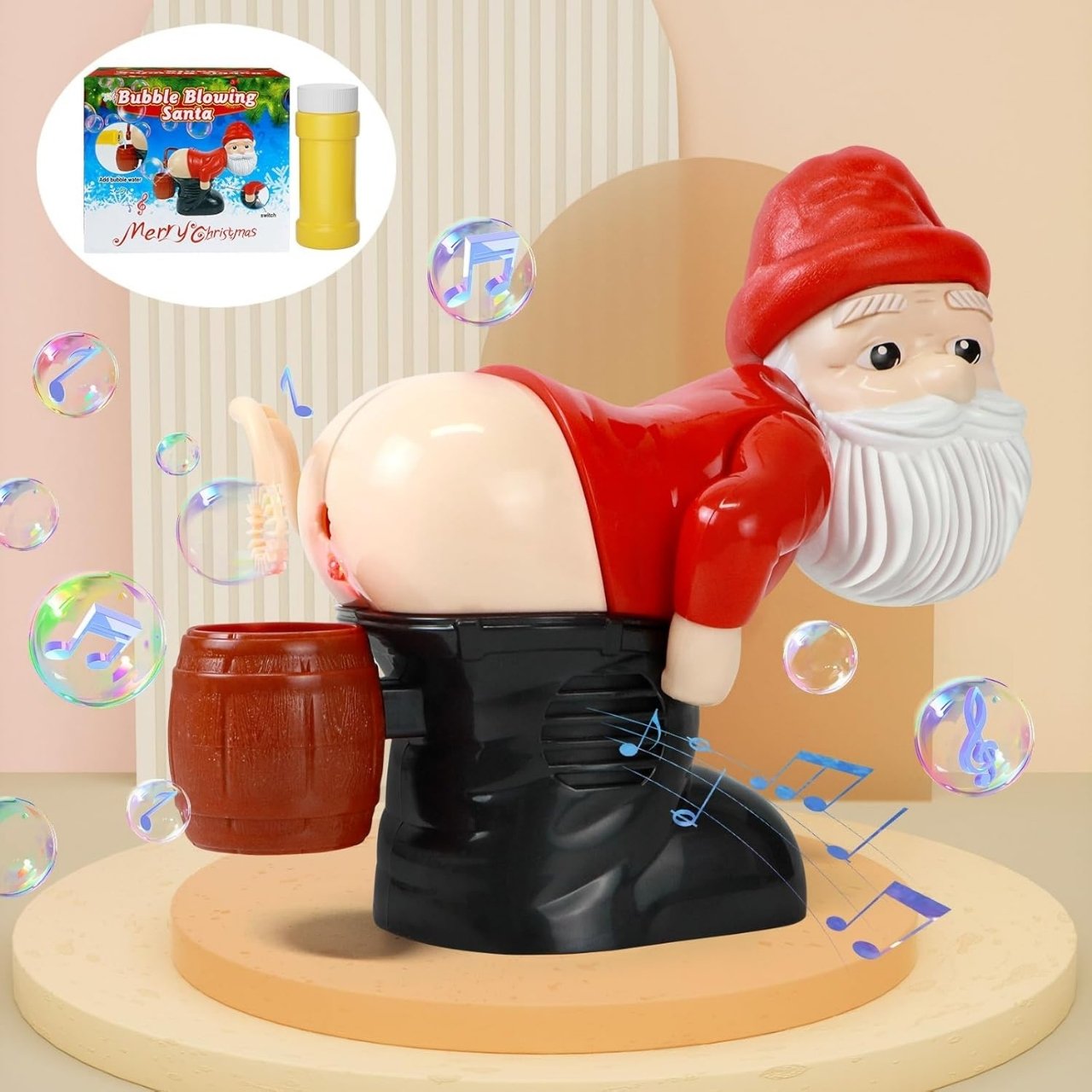 BlowSanta, jucărie cu baloane de săpun Moș Crăciun - Image 5