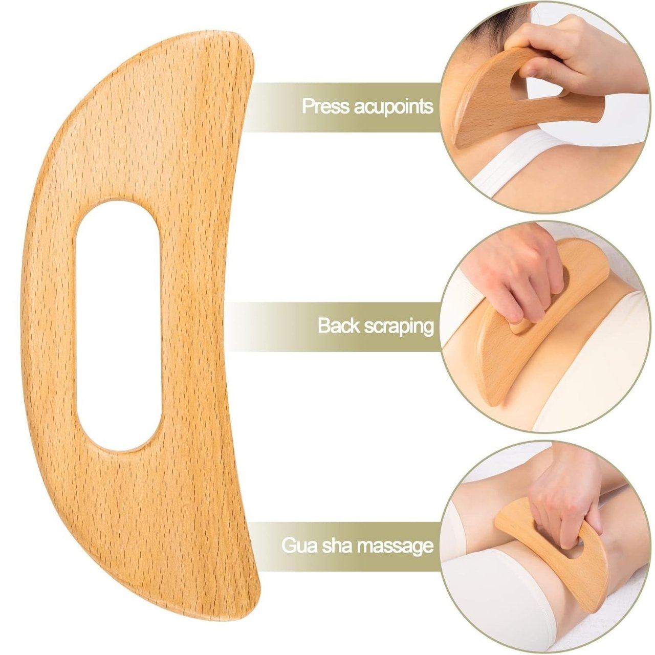 BodyGuaSha, un instrument de masaj din lemn pentru relaxarea totală a corpului - Image 5