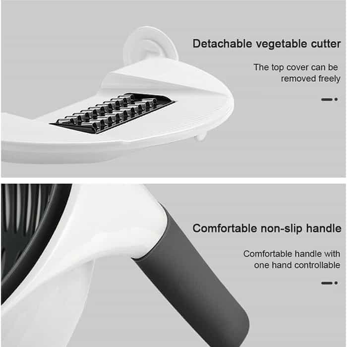 BowlCutter, feliator multifuncțional cu strecurătoare și curățător de mână - Image 4