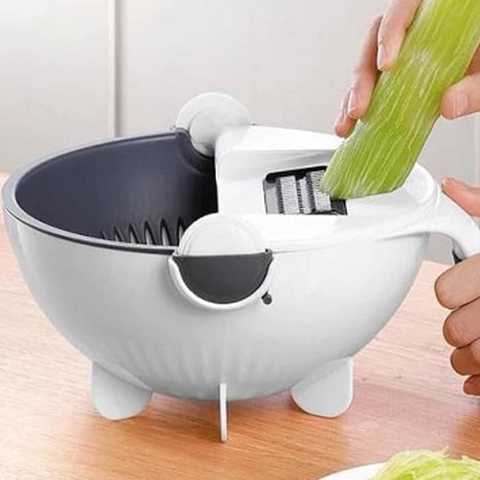 BowlCutter, feliator multifuncțional cu strecurătoare și curățător de mână - Image 9