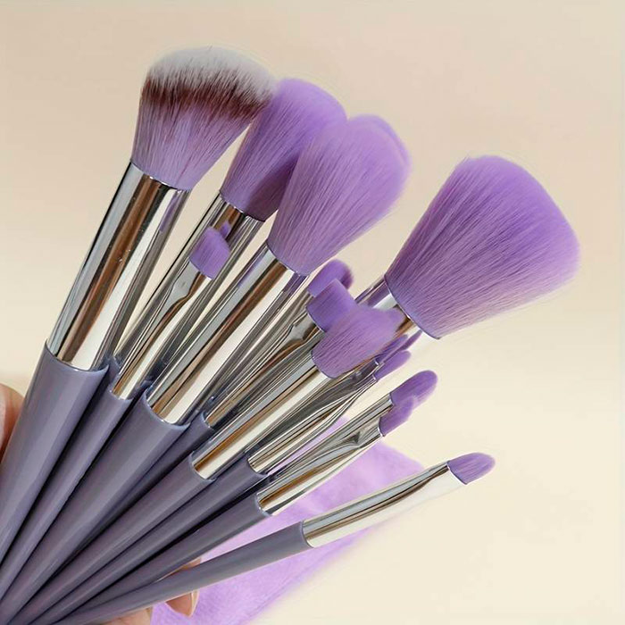 BrushSet, set de 13 pensule de machiaj cu husă de transport - Image 6
