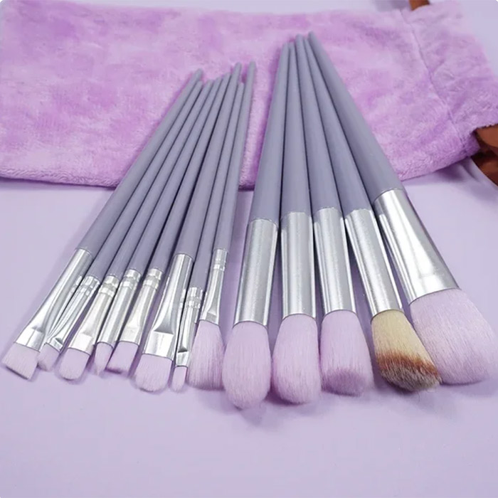 BrushSet, set de 13 pensule de machiaj cu husă de transport - Image 8