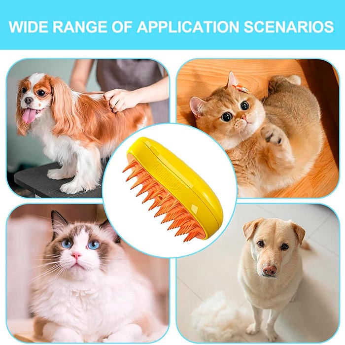Brushy, perie electrică pentru animale de companie cu pulverizare - Image 7