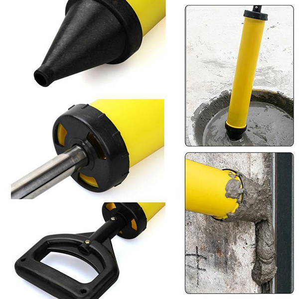 Ușor de aplicat - selectați duza, atașați-o la pompă, scufundați-o în mortar, trageți de mâner și apăsați pentru a aplica mortarul pe suprafața dorită!