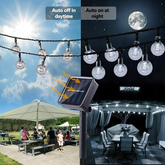 BulbLights – 50 de lumini LED retro cu încărcare solară - Image 3