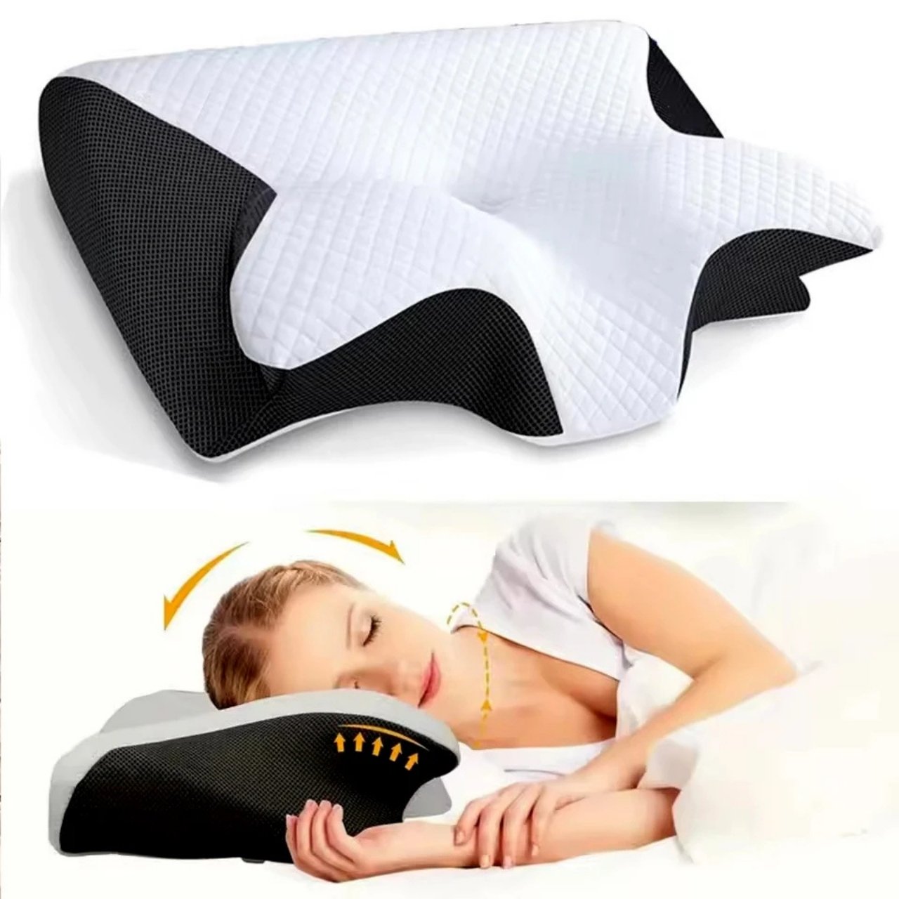 ButterflyPillow, pernă ergonomică din spumă cu memorie - Image 2