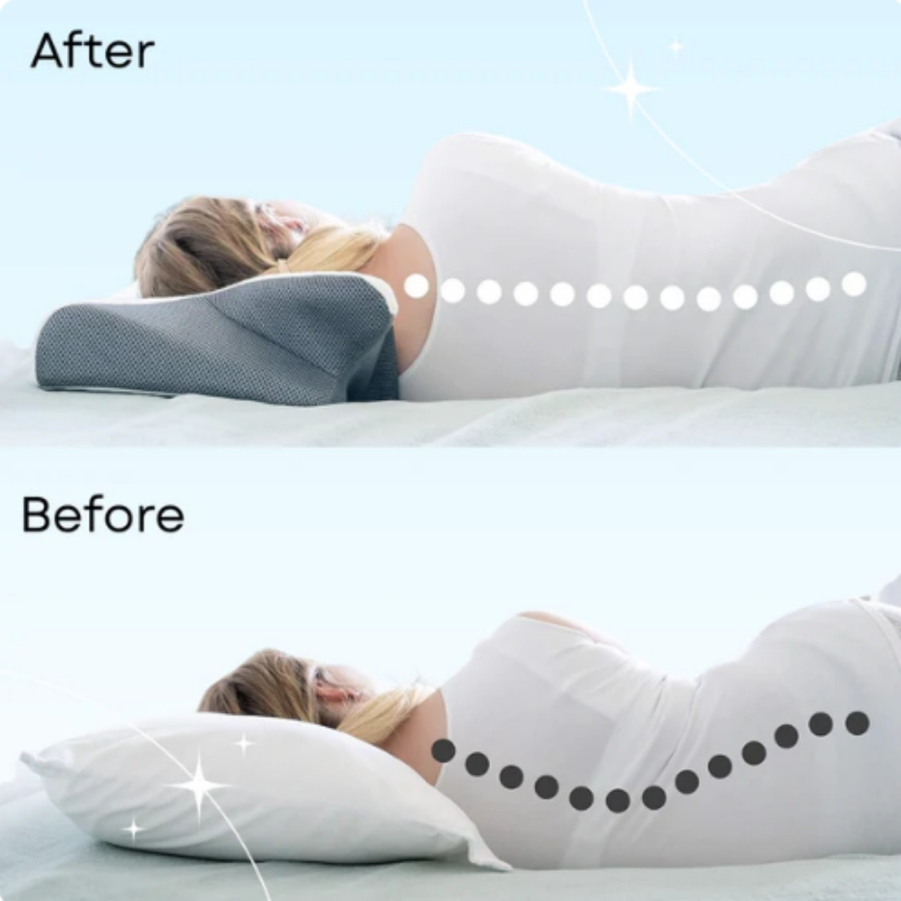 ButterflyPillow, pernă ergonomică din spumă cu memorie - Image 10