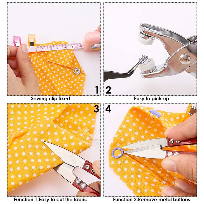 ButtonPliers, un set profesional pentru atașarea  capselor, nasturilor denim. - Image 6