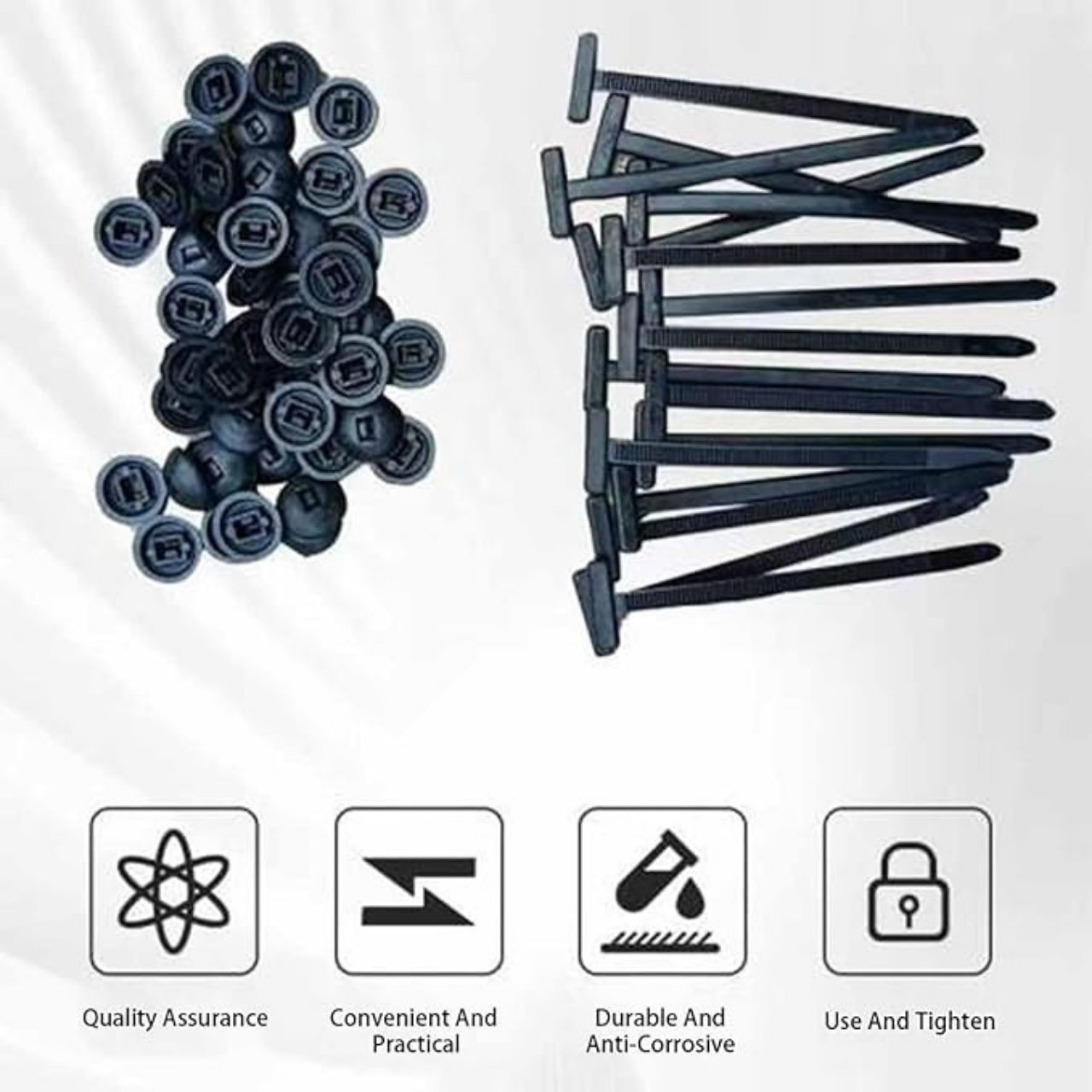 CableTies, legături din nailon pentru utilizare auto și universală (50 buc) - Image 2
