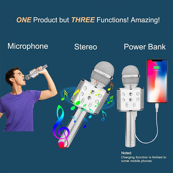 CaraokeStar, microfon wireless cu difuzor pentru karaoke - Image 7