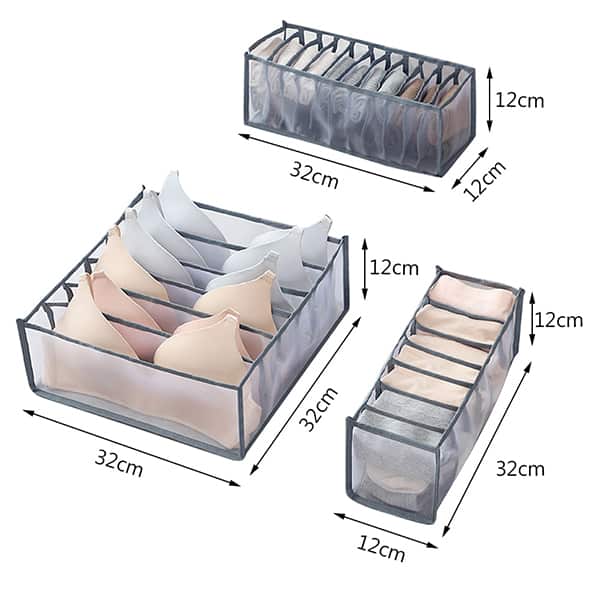 ClosetStar, dispozitiv de organizare din 3 piese pentru lenjeria intimă din dulap - Image 2