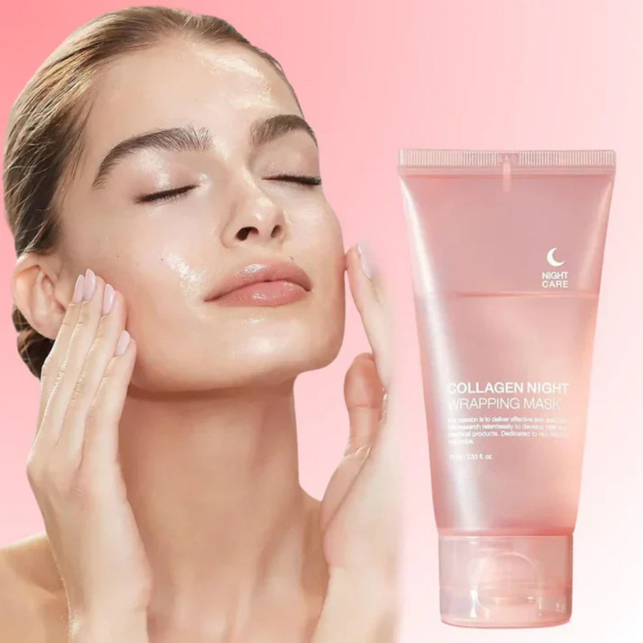 CollagenMask, mască de noapte cu colagen pentru față cu efect peel-off - Image 8