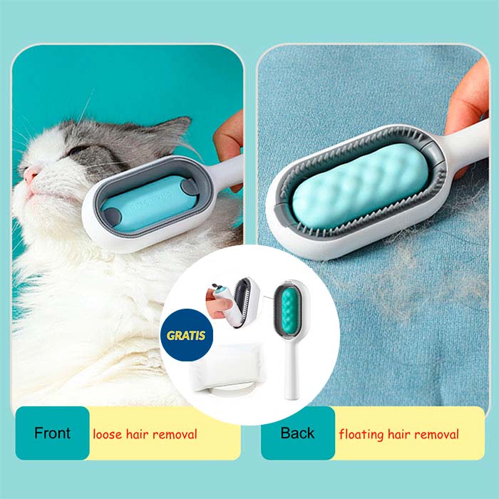 CombBundle, perie de îngrijire pentru animale de companie + 100 de lavete suplimentare pentru perie - Image 5