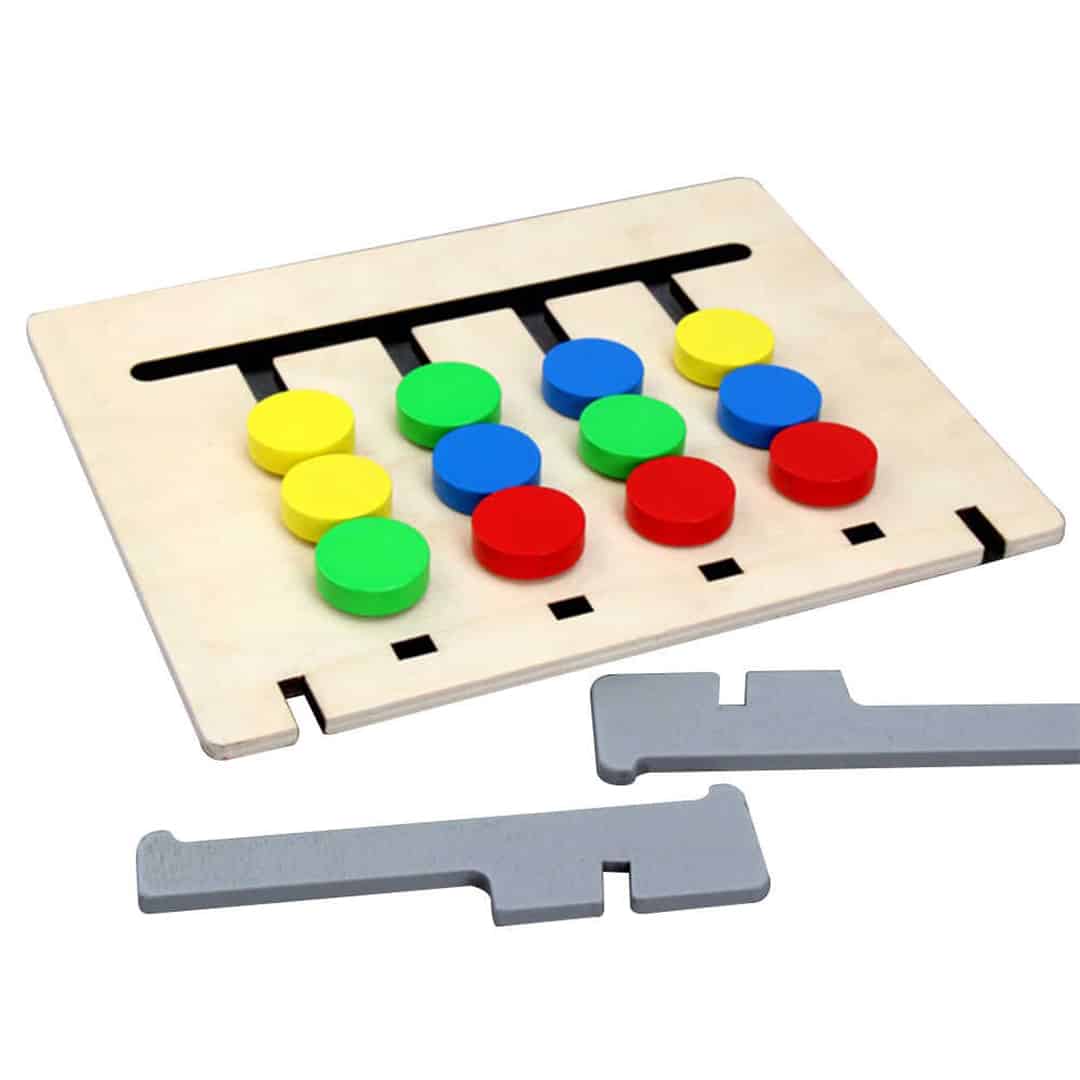 CombinationGame, puzzle din lemn pentru dezvoltarea gândirii logice (36 de sarcini) - Image 7