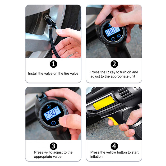 CompressPump, compresor portabil pentru anvelope - Image 4