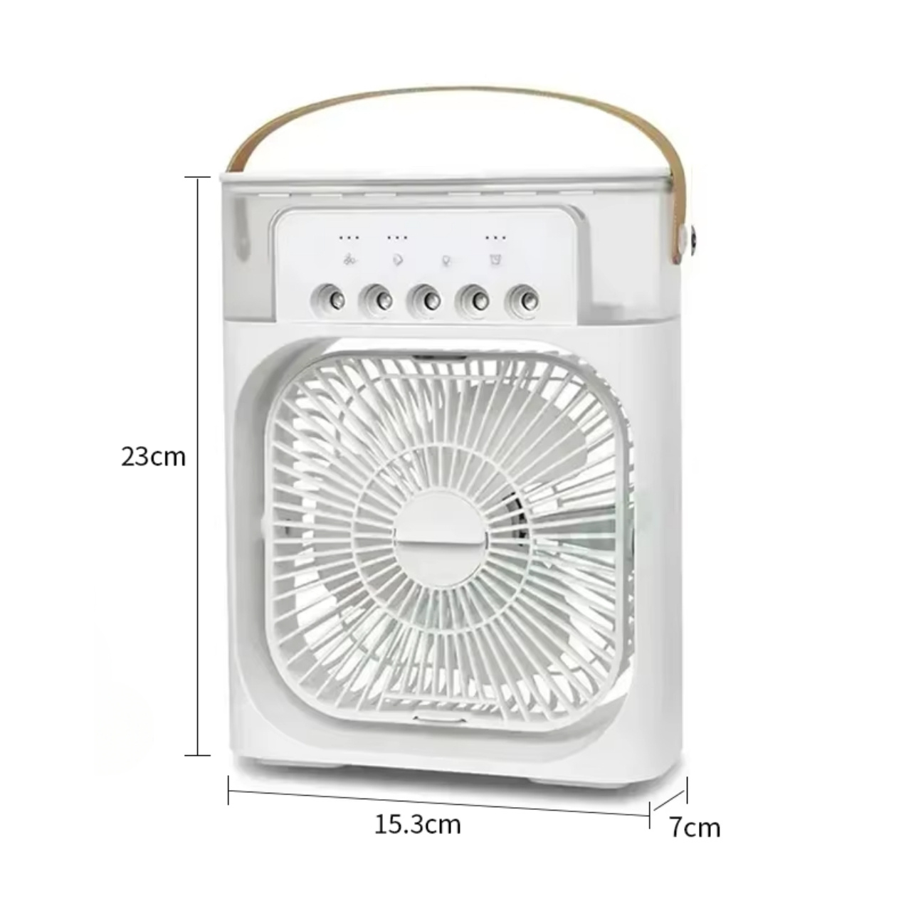 Coolio, ventilator portabil 3 în 1 cu funcție de umidificare, lumină LED și răcire - Image 3