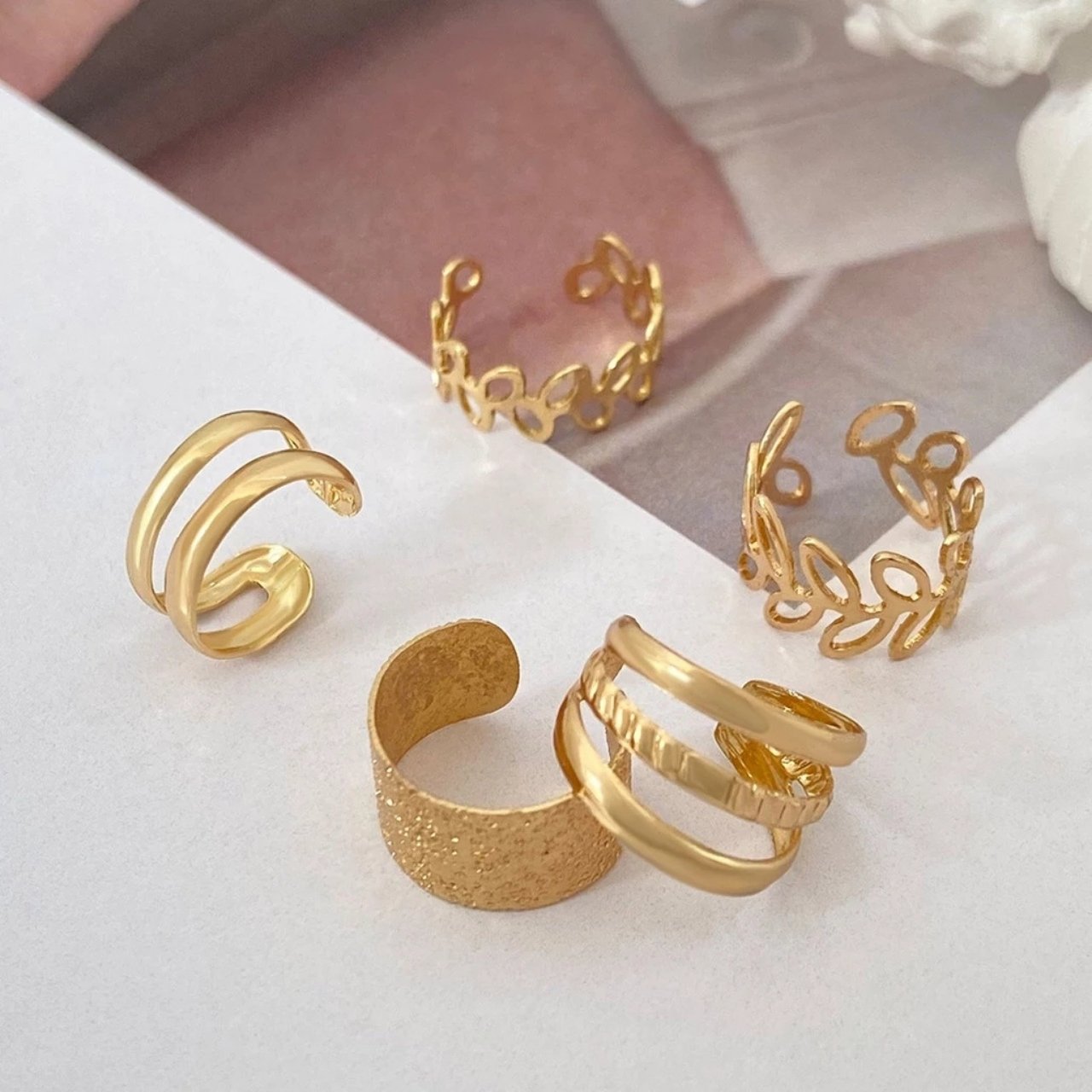 CuffEar, set de 5 cercei fără piercing - Image 9
