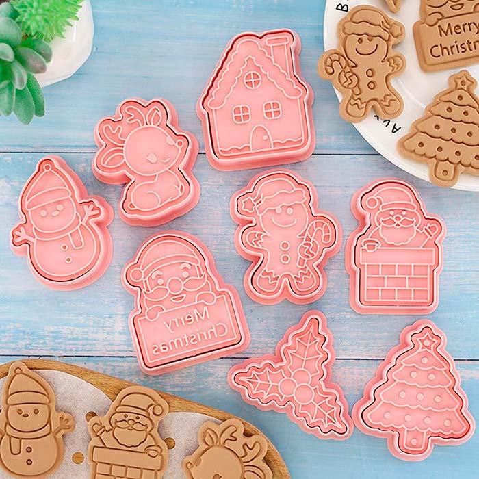 CutCookies, matrițe pentru prăjituri de Crăciun (8 matrițe pentru prăjituri) - Image 3