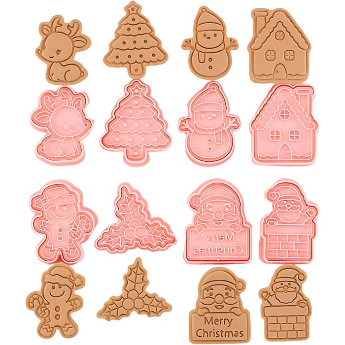 CutCookies, matrițe pentru prăjituri de Crăciun (8 matrițe pentru prăjituri) - Image 5