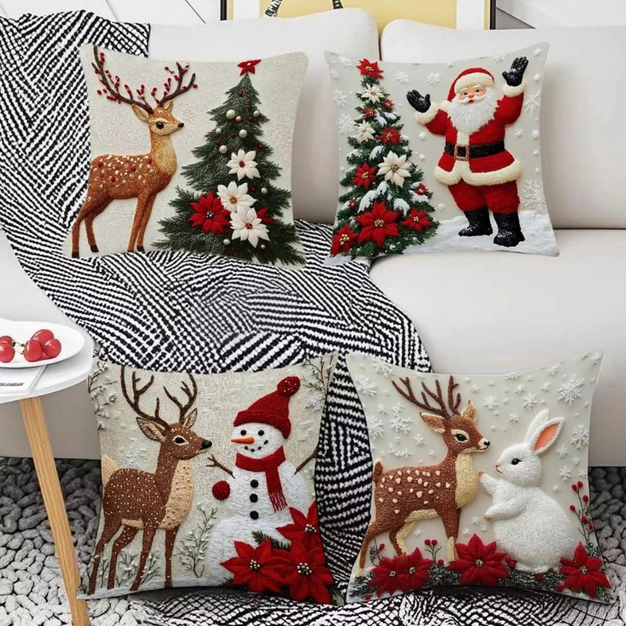 CutePillows, fețe de pernă de Crăciun (4 bucăți) - Image 2