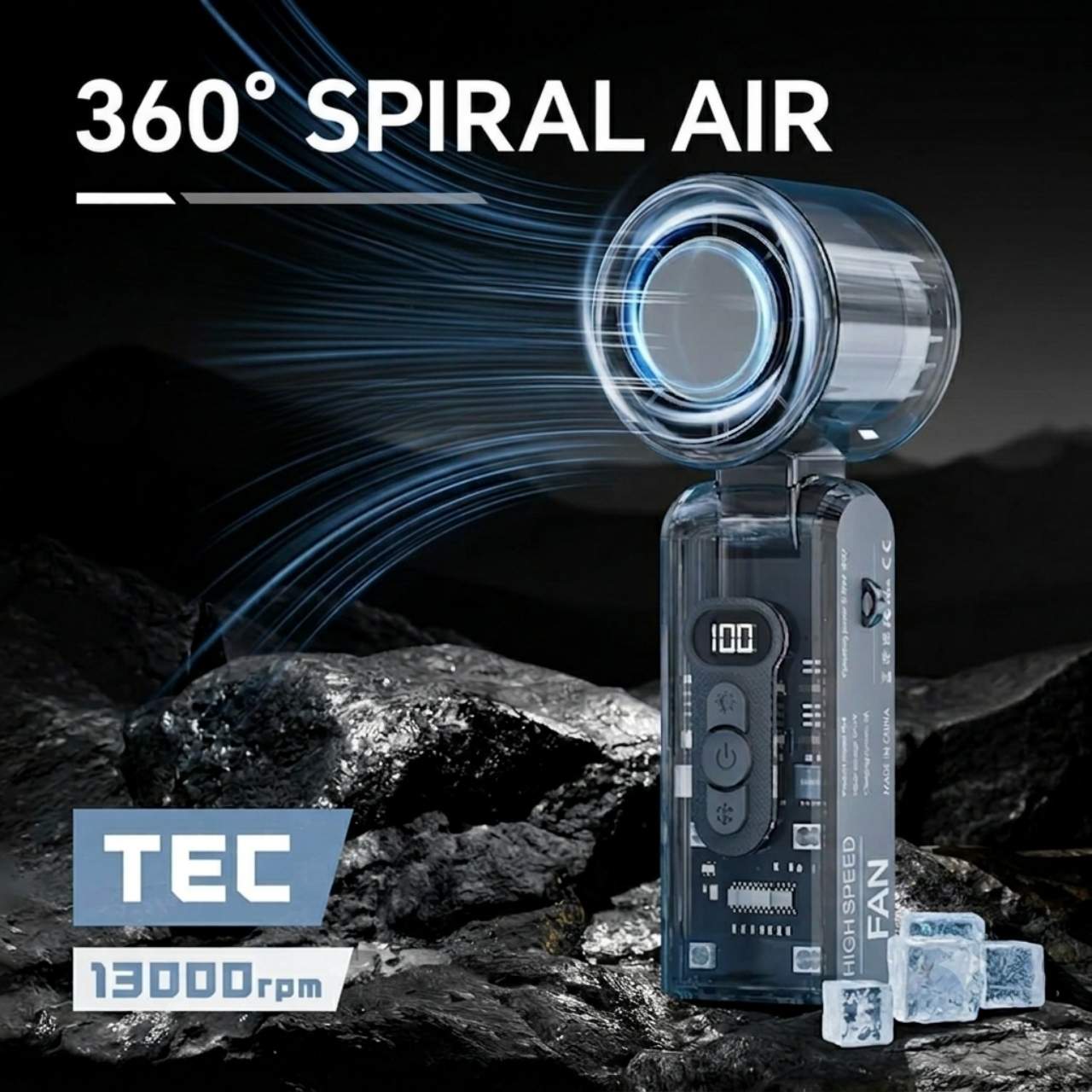 Ventilator portabil pliabil 3 în 1, CyberFan - Image 10