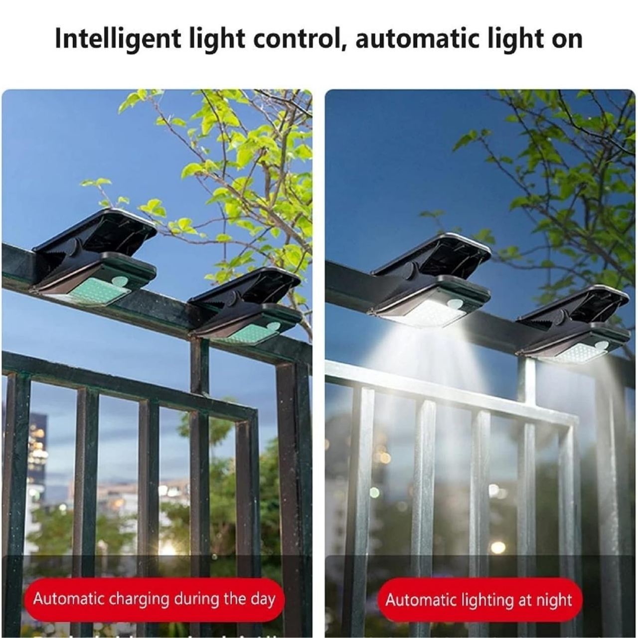 DeckClip, Lampa Solar pentru Grădină cu Clips și Senzor de Mișcare - Image 8