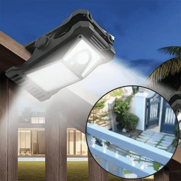 DeckClip, Lampa Solar pentru Grădină cu Clips și Senzor de Mișcare - Image 10