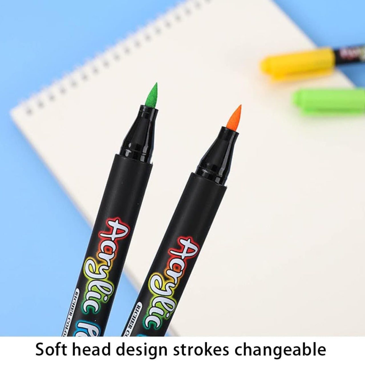 DiyAcrylic, set creativ cu markere acrilice, pietre și lemn - Image 10