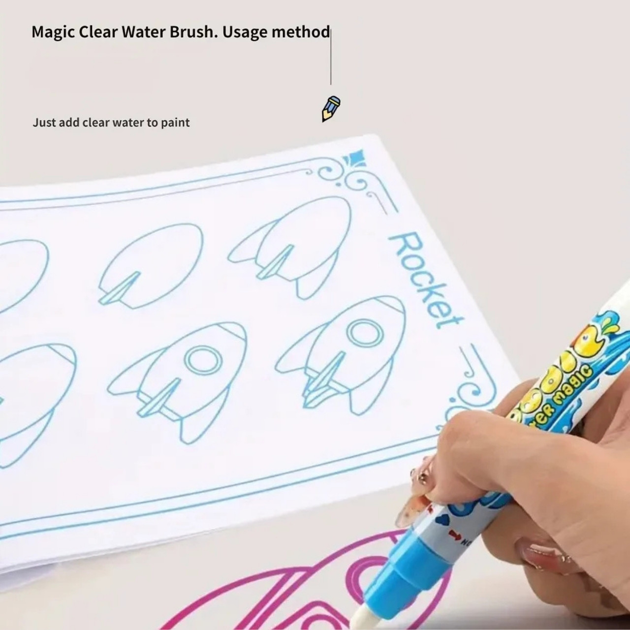 DoodleMat, covorașul magic de desen cu apă - Image 5