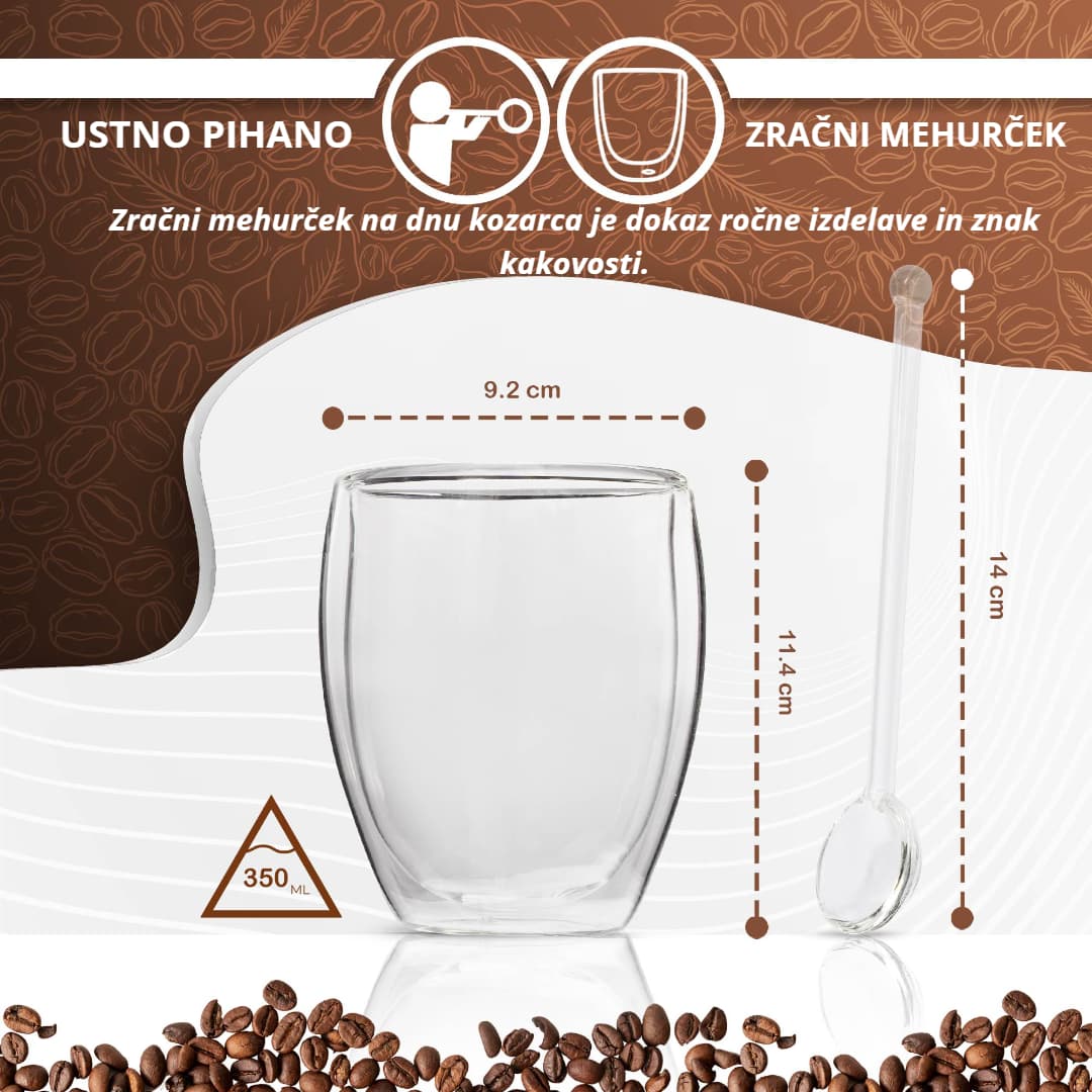 DoubleCups, borcane cu pereți dubli (4 buc.) - Image 2