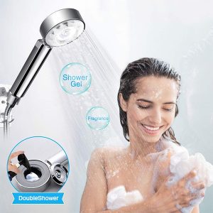 DoubleShower, cap de duș premium cu două fețe cu spațiu pentru săpun - Image 3