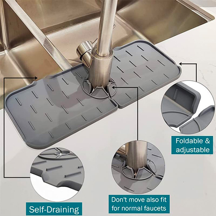 DryingPad, covoraș din silicon pentru chiuveta de bucătărie sau chiuveta de baie - Image 10