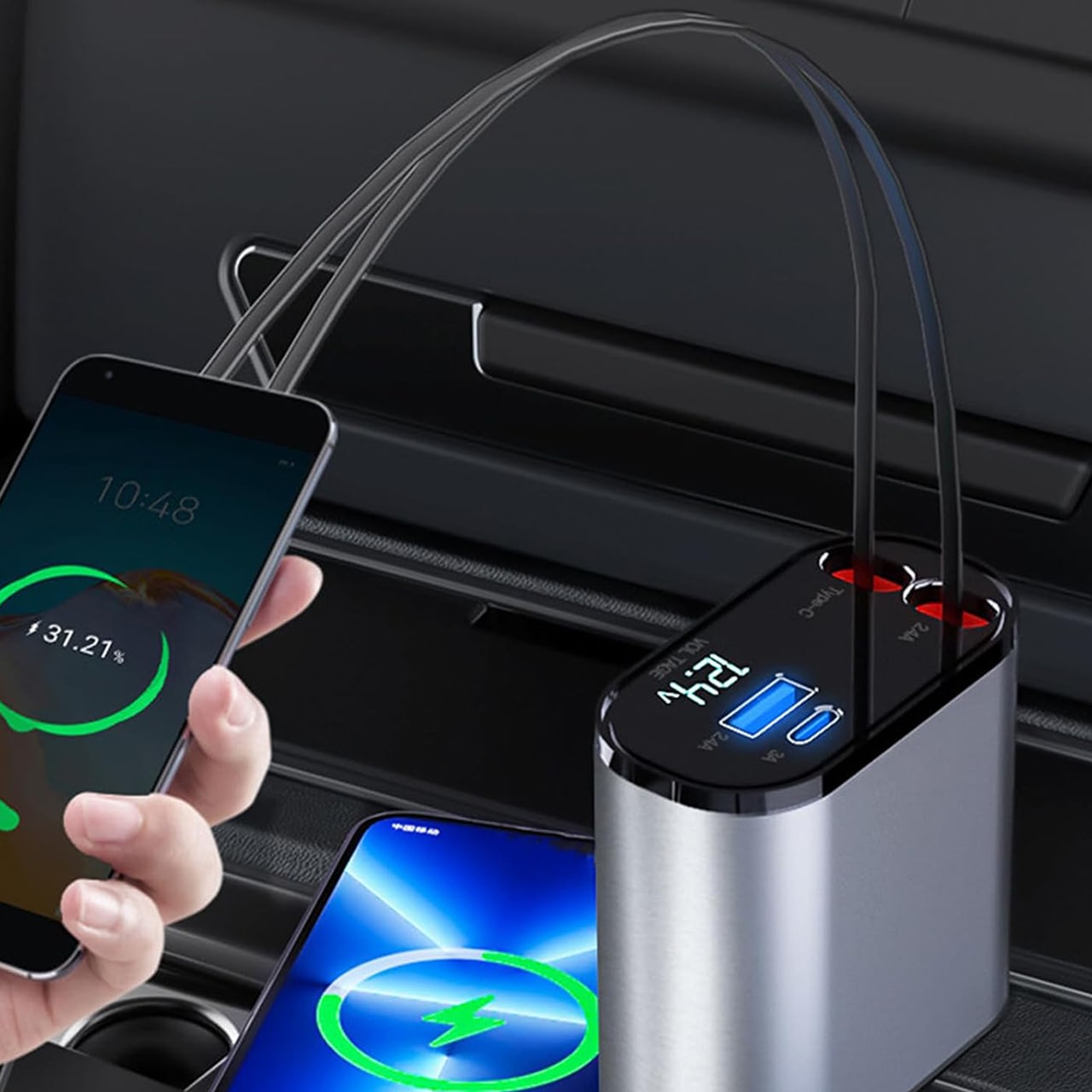 DualCharger, încărcător auto 4-în-1 - Image 9
