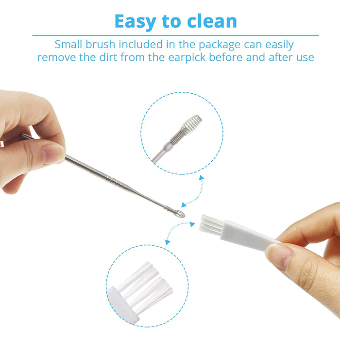 EarCleaningKit, set de 7 piese cu accesorii pentru curățarea sigură a urechilor - Image 6
