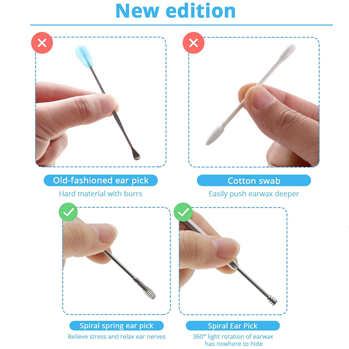 EarCleaningKit, set de 7 piese cu accesorii pentru curățarea sigură a urechilor - Image 7