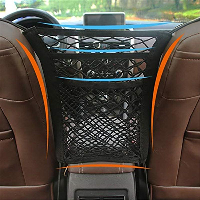 ElasticNet, compartimentare auto din plasă cu 2 buzunare adăugate - Image 5