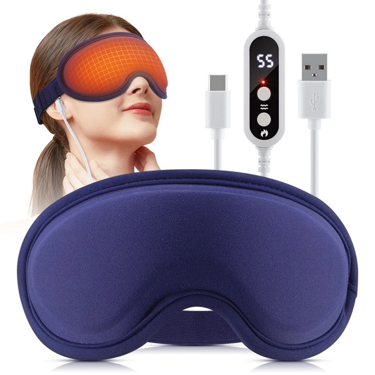 EyeMask, mască de masaj pentru ochi cu încălzire - Image 8