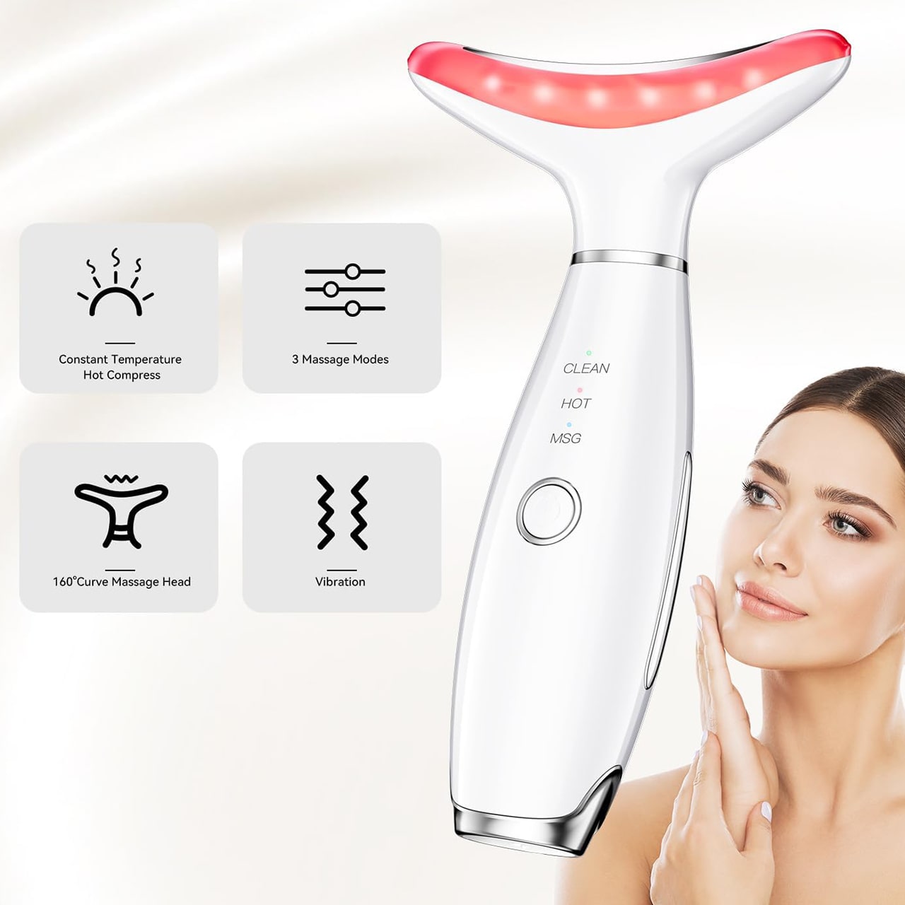 FaceTool, instrument de masaj pentru îngrijirea feței și gâtului - Image 2